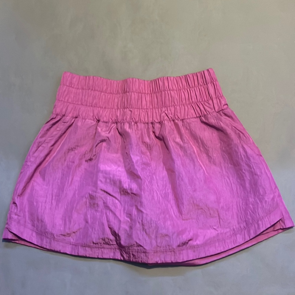 Shiny Pink Skort